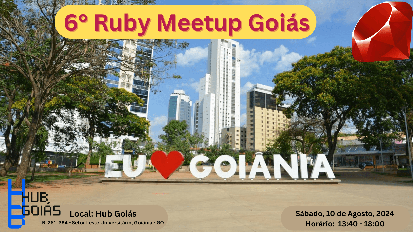 6° Ruby MeetUp in Goias, Brazil